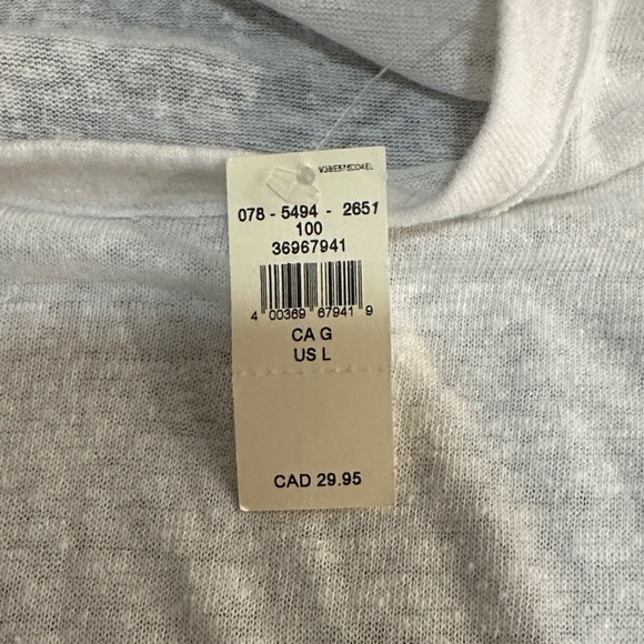 NWT- Aerie - Men's Short Sleeve Basic White Tee - Picture 3 of 4